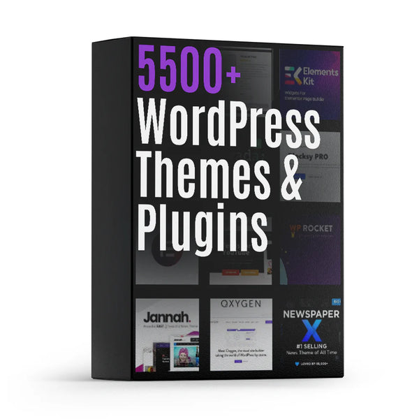 5500+ WordPress Themes – Premium, Professional and Responsive Designs