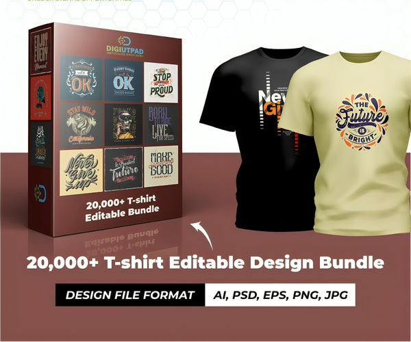 20,000+ Creative T-Shirt Design Bundle