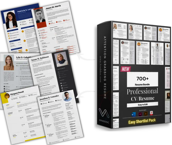 "700+ ATS-Friendly Resume Templates Mega Pack"